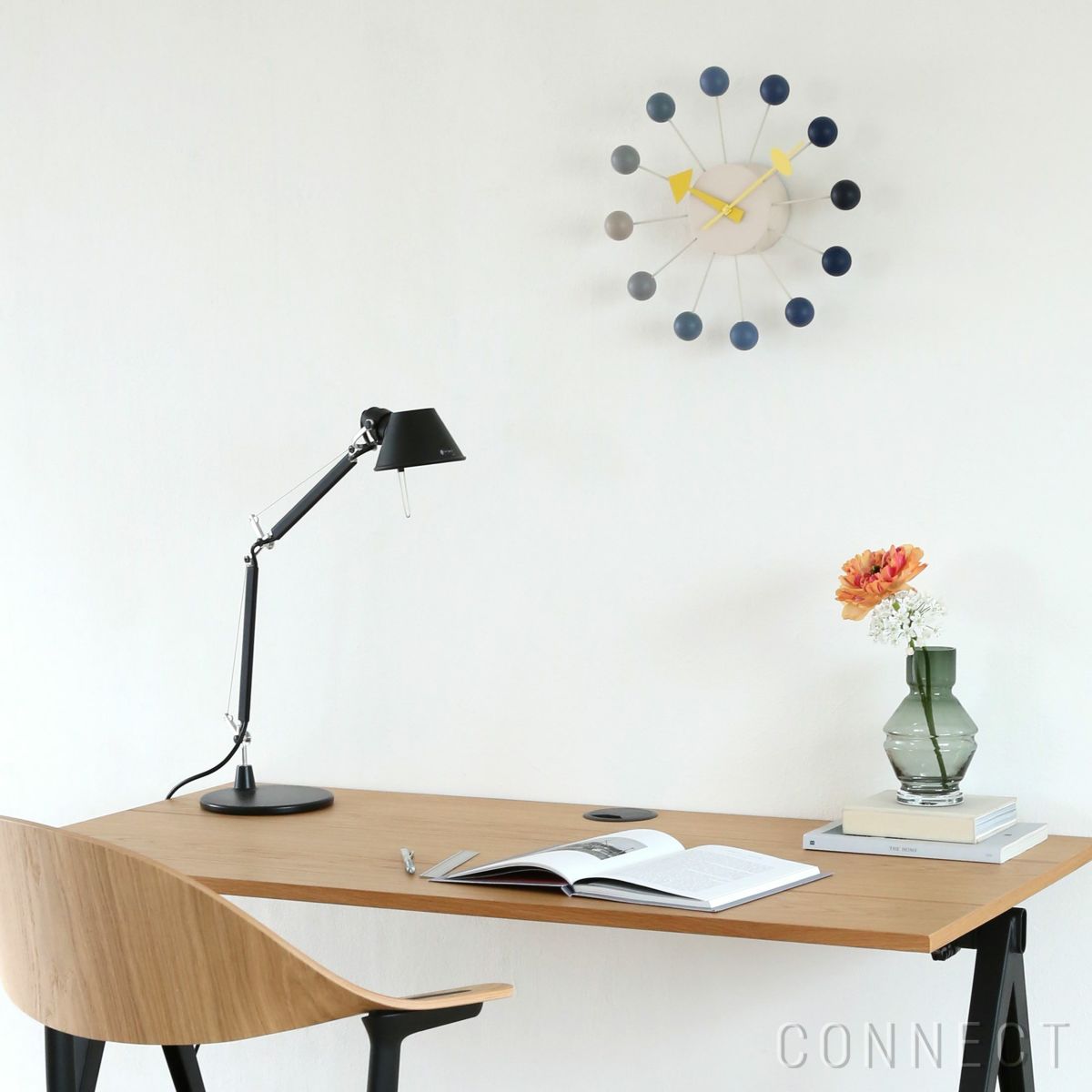 【限定モデル】Vitra（ヴィトラ） / Wall Clocks（ウォールクロック） / Ball Clock（ボール クロック）Limited Edition / Dusk（ダスク） / 掛け時計