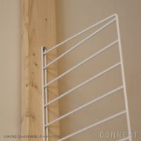 String Furniture（ストリング ファニチャー） / String System（ストリング システム） / ワークデスク＋フロアパネル / W80×D30×H200cm / オーク×ホワイト / 壁面収納