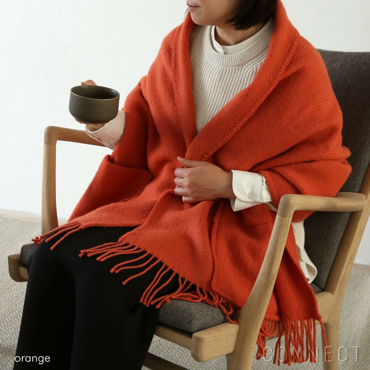 LAPUAN KANKURIT（ラプアン カンクリ） / UNI（ウニ） / ポケット付きショール