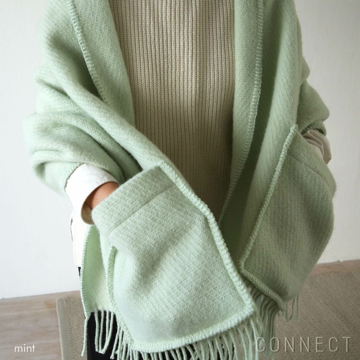 LAPUAN KANKURIT（ラプアン カンクリ） / UNI（ウニ） / ポケット付きショール