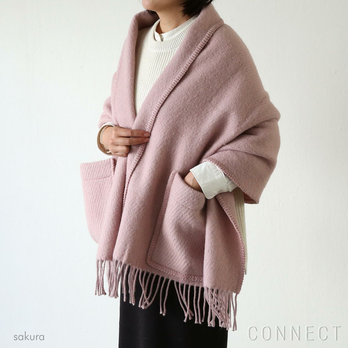 LAPUAN KANKURIT（ラプアン カンクリ） / UNI（ウニ） / ポケット付きショール