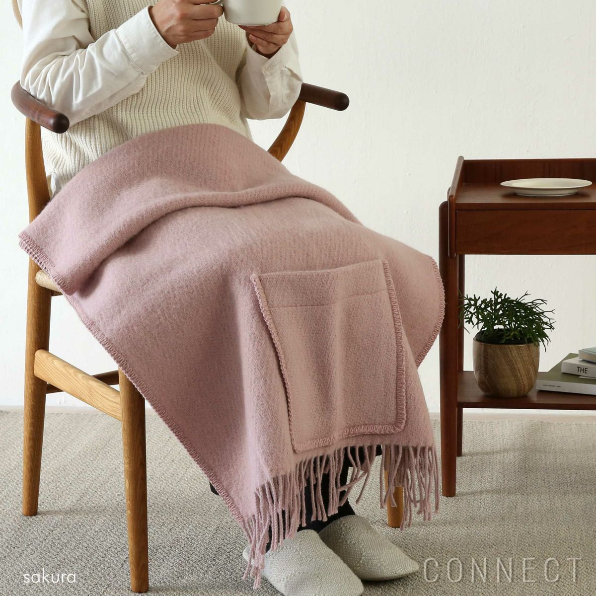 LAPUAN KANKURIT（ラプアン カンクリ） / UNI（ウニ） / ポケット付きショール