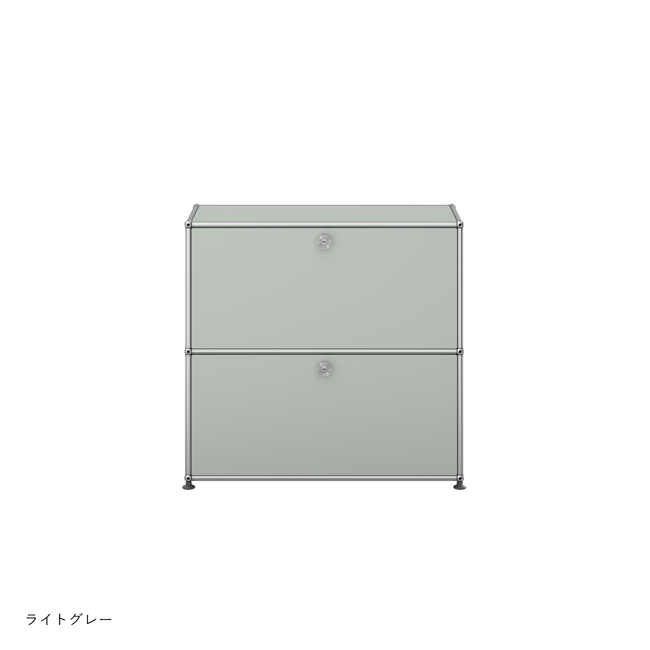 USM（ユーエスエム） / USM Haller Sideboard（USMハラー サイドボード） / W773×D373×H740mm / ドロップダウンドア×2 / USMミッドグレー