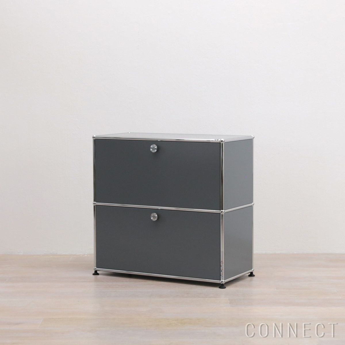 USM（ユーエスエム） / USM Haller Sideboard（USMハラー サイドボード） / W773×D373×H740mm / ドロップダウンドア×2 / USMミッドグレー