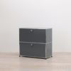 USM（ユーエスエム） / USM Haller Sideboard（USMハラー サイドボード） / W773×D373×H740mm / ドロップダウンドア×2 / USMミッドグレー