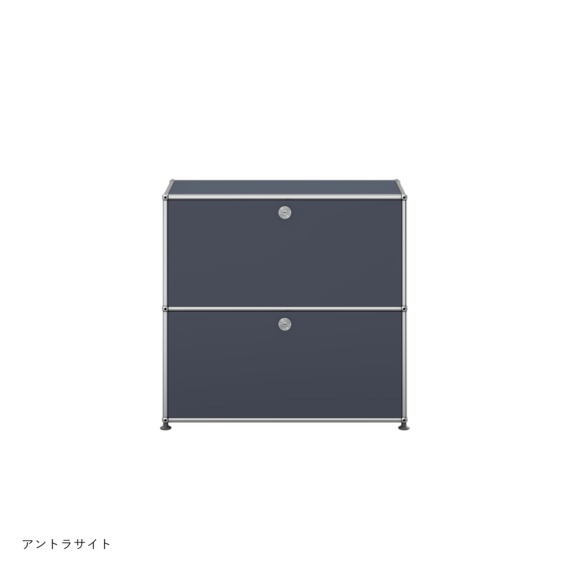 USM（ユーエスエム） / USM Haller Sideboard（USMハラー サイドボード） / W773×D373×H740mm / ドロップダウンドア×2 / USMミッドグレー