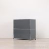 USM（ユーエスエム） / USM Haller Sideboard（USMハラー サイドボード） / W773×D373×H740mm / ドロップダウンドア×2 / USMミッドグレー