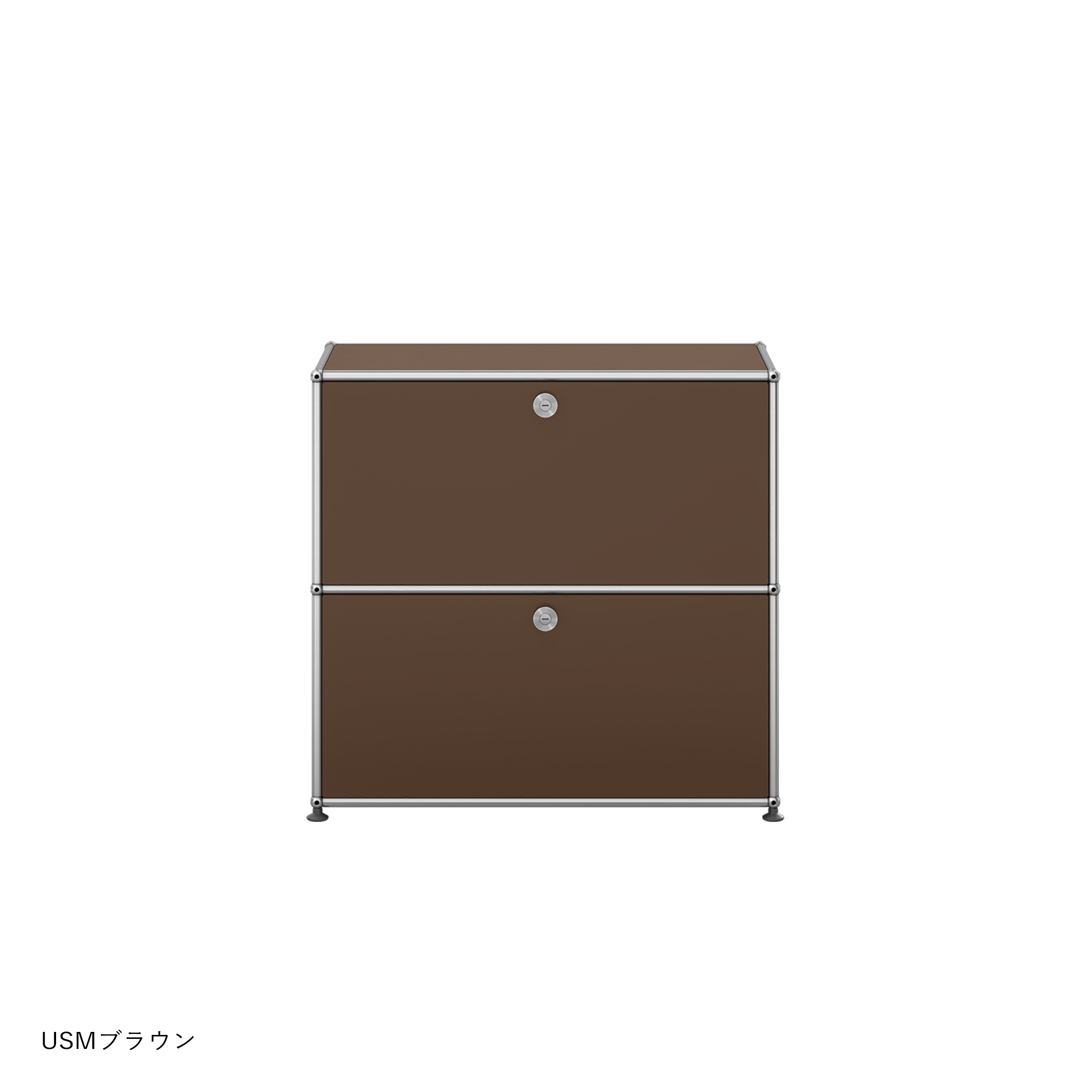 USM（ユーエスエム） / USM Haller Sideboard（USMハラー サイドボード） / W773×D373×H740mm / ドロップダウンドア×2 / USMミッドグレー
