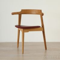 PP Mobler（PPモブラー） / PP58/3（Tripod Chair） 3本脚 チェア / オーク材・クリアバイオオイル仕上げ / スタンダードレザー（India Red）