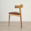 PP Mobler（PPモブラー） / PP58/3（Tripod Chair） 3本脚 チェア / オーク材・クリアバイオオイル仕上げ / スタンダードレザー（India Red）