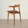 PP Mobler（PPモブラー） / PP58/3（Tripod Chair） 3本脚 チェア / オーク材・クリアバイオオイル仕上げ / スタンダードレザー（India Red）