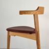 PP Mobler（PPモブラー） / PP58/3（Tripod Chair） 3本脚 チェア / オーク材・クリアバイオオイル仕上げ / スタンダードレザー（India Red）