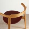 PP Mobler（PPモブラー） / PP58/3（Tripod Chair） 3本脚 チェア / オーク材・クリアバイオオイル仕上げ / スタンダードレザー（India Red）