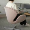 【アウトレット】FRITZ HANSEN（フリッツ・ハンセン） / SWAN（スワンチェア） / SERPENTINE（サーペンタイン） Creme Bronze（0428） / レザーパイピング有 / ラウンジチェア《2024年限定モデル》