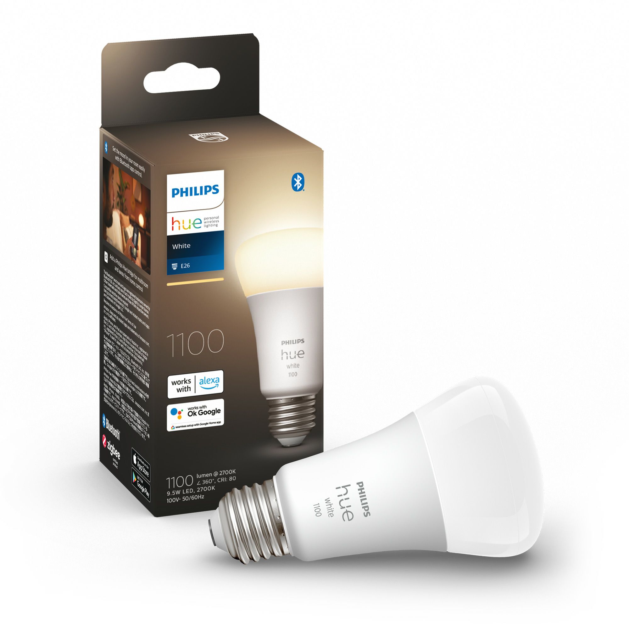 Philips Hue（フィリップスヒュー） / ホワイト E26 LED電球 75W形相当