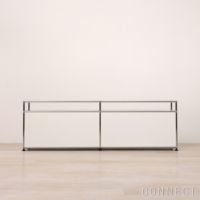 USM（ユーエスエム） / USM Haller TV Board（USMハラー テレビボード） / W1523×D373×H490mm / ドロップダウンドア×2 / ピュアホワイト