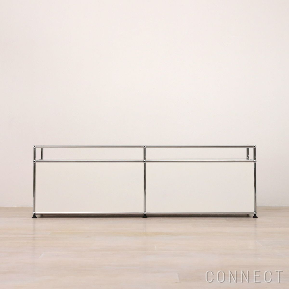 USM（ユーエスエム） / USM Haller TV Board（USMハラー テレビボード） / W1523×D373×H490mm / ドロップダウンドア×2 / ピュアホワイト