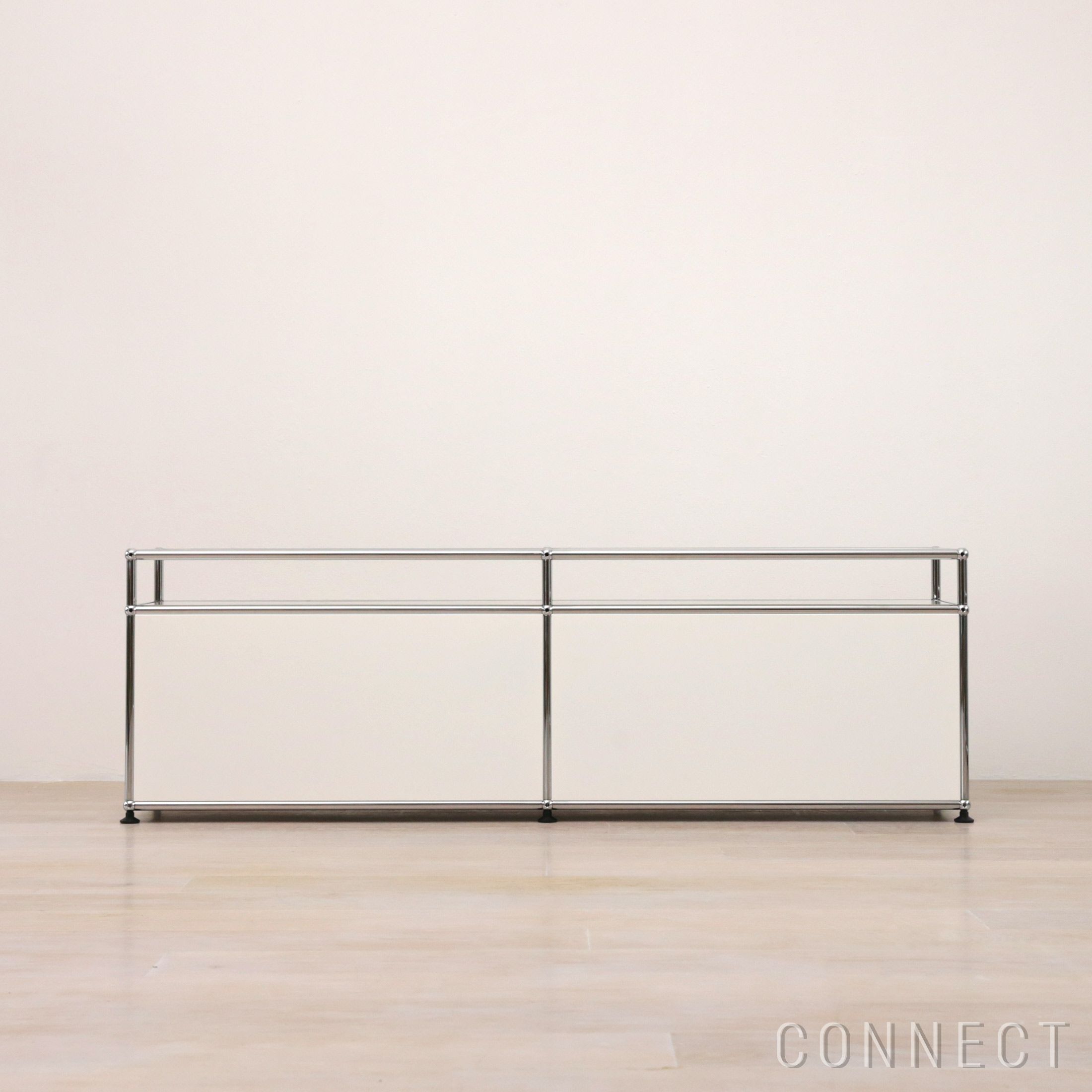 USM（ユーエスエム） / USM Haller TV Board（USMハラー テレビボード） / W1523×D373×H490mm / ドロップダウンドア×2 / ピュアホワイト