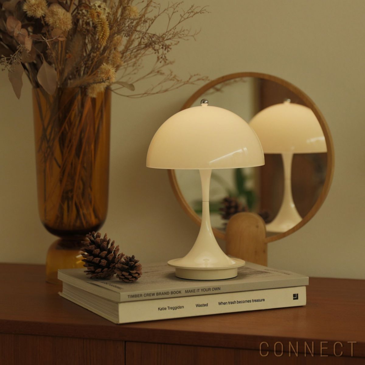 Louis Poulsen（ルイスポールセン） / Panthella 160 Portable V3（パンテラ 160 ポータブル） / オパール・ベージュ / テーブルランプ