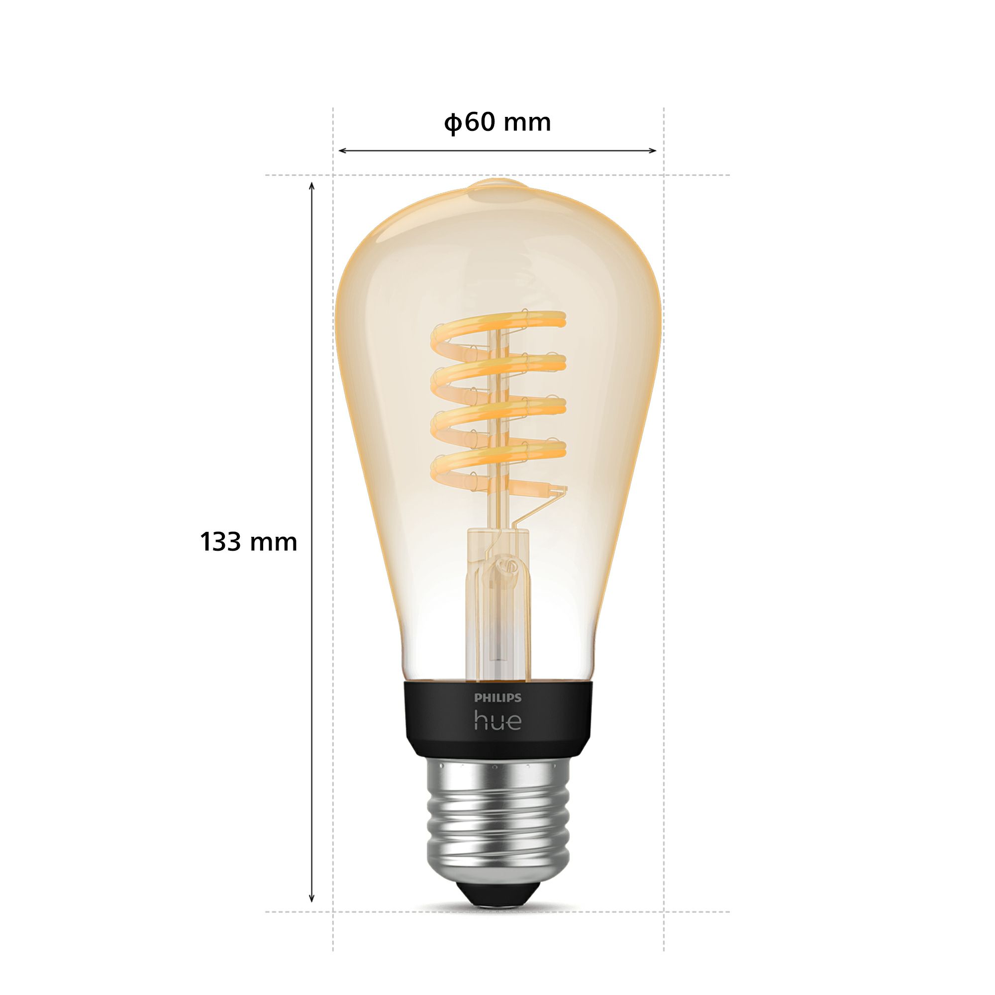 Philips Hue（フィリップスヒュー） / フィラメント ホワイトグラデーション E26 LED電球 エジソン形 40W形相当 PHFL64 / スマート電球