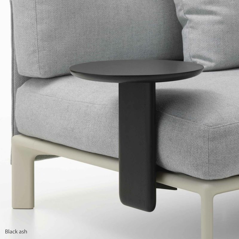 Vitra（ヴィトラ） / Anagram Sofa Attachable table（アナグラムソファ アタッチャブルテーブル）Φ35 / ブラックアッシュ