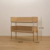 【アウトレット】FRITZ HANSEN（フリッツ・ハンセン） / SKAGERAK（スカゲラック） / Vivlio Shelf（ビブリオ シェルフ） Medium / Vivlio Frame（ビブリオ フレーム） シルクグレー×シナモンブラウン / 2段セット