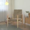 CARL HANSEN & SON （カール・ハンセン＆サン）/ KK47000 SAFARI CHAIR（サファリチェア） / アッシュ材・ホワイトオイル仕上げ / ナチュラルキャンバス / ラウンジチェア