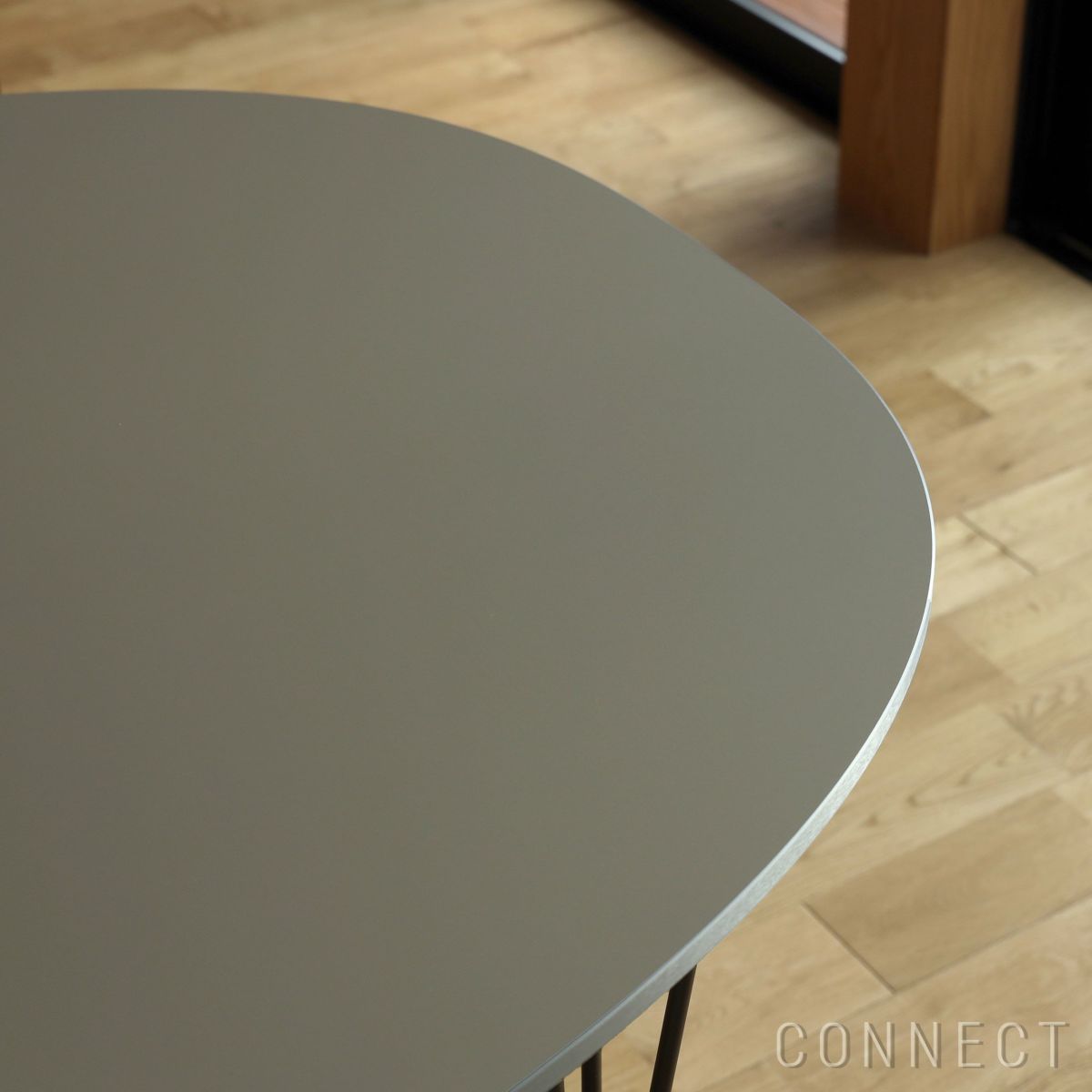 FRITZ HANSEN / TABLE SERIES（テーブルシリーズ）B616 / スーパー楕円テーブル / ブラウンオッタワ / ブラウンブロンズ脚