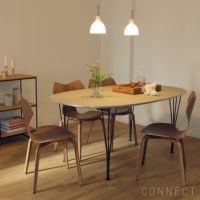 FRITZ HANSEN（フリッツ・ハンセン） / GRAND PRIX（グランプリチェア） / ウッドレッグ / ウォルナット / ナチュラルウッド / SH43cm