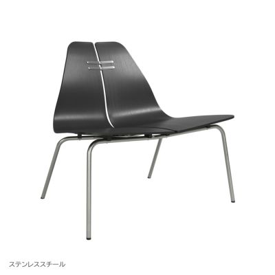 FRITZ HANSEN（フリッツ・ハンセン） / PK23（ピーケー23） / カラードアッシュ / ブラック / ラウンジチェア《ケースブックプレゼント》