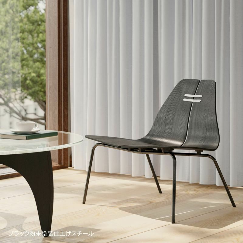 FRITZ HANSEN（フリッツ・ハンセン） / PK23（ピーケー23） / カラードアッシュ / ブラック / ラウンジチェア