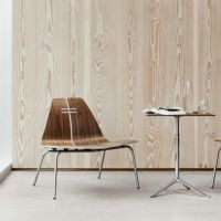 FRITZ HANSEN（フリッツ・ハンセン） / PK23（ピーケー23） / ウォルナット / ステンレススチール脚 / ラウンジチェア