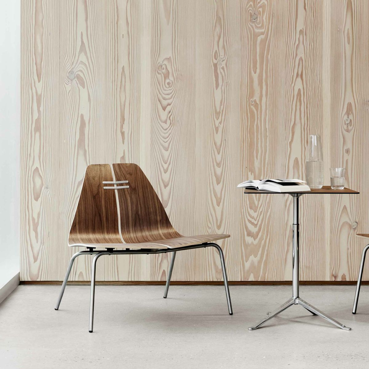 FRITZ HANSEN（フリッツ・ハンセン） / PK23（ピーケー23） / ウォルナット / ステンレススチール脚 / ラウンジチェア