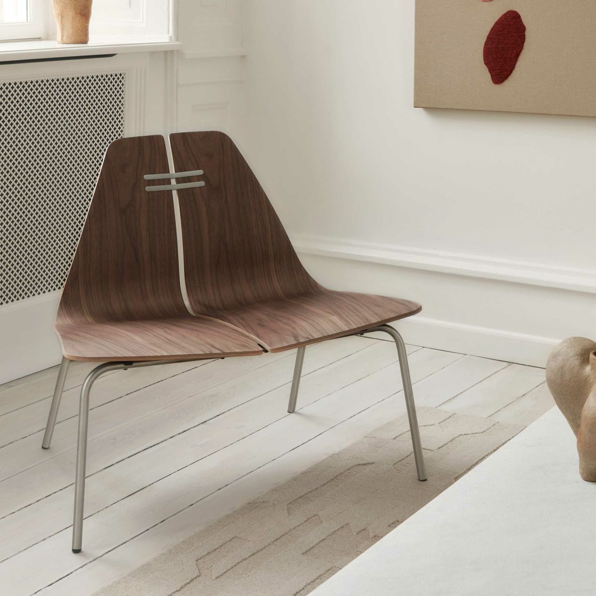 FRITZ HANSEN（フリッツ・ハンセン） / PK23（ピーケー23） / ウォルナット / ステンレススチール脚 / ラウンジチェア