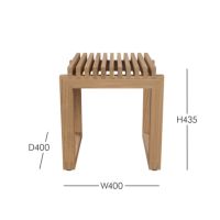 FRITZ HANSEN（フリッツ・ハンセン） / SKAGERAK / Cutter Stool（カッター スツール） / チーク材