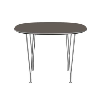 FRITZ HANSEN(フリッツ・ハンセン) / TABLE SERIES(テーブルシリーズ)B603 / スーパー円テーブル / グレー / クローム脚