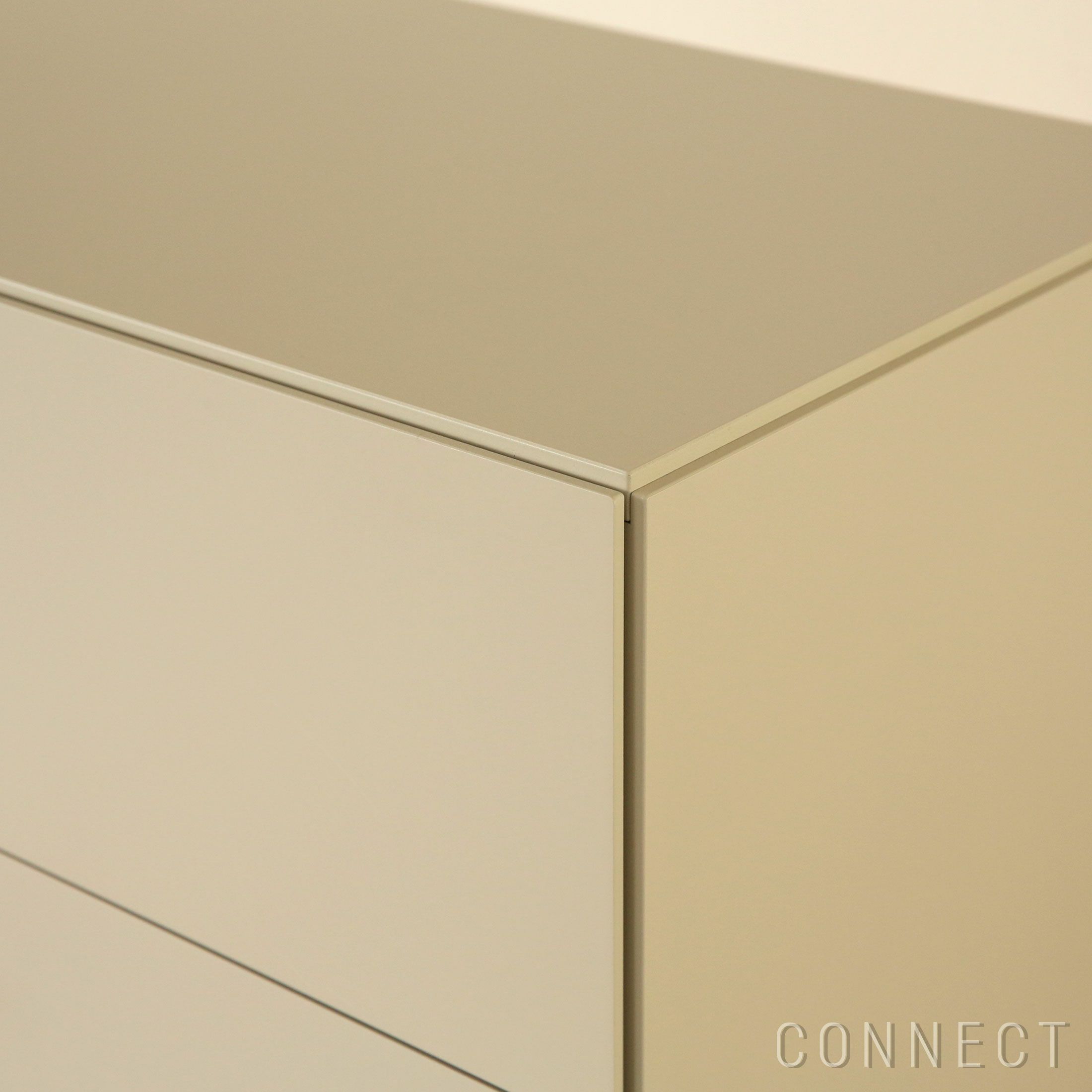 String Furniture（ストリング ファニチャー） / Relief wide beige / legs（レリーフ） / W82×D41×H92.5cm / ベージュ / ワイドチェスト