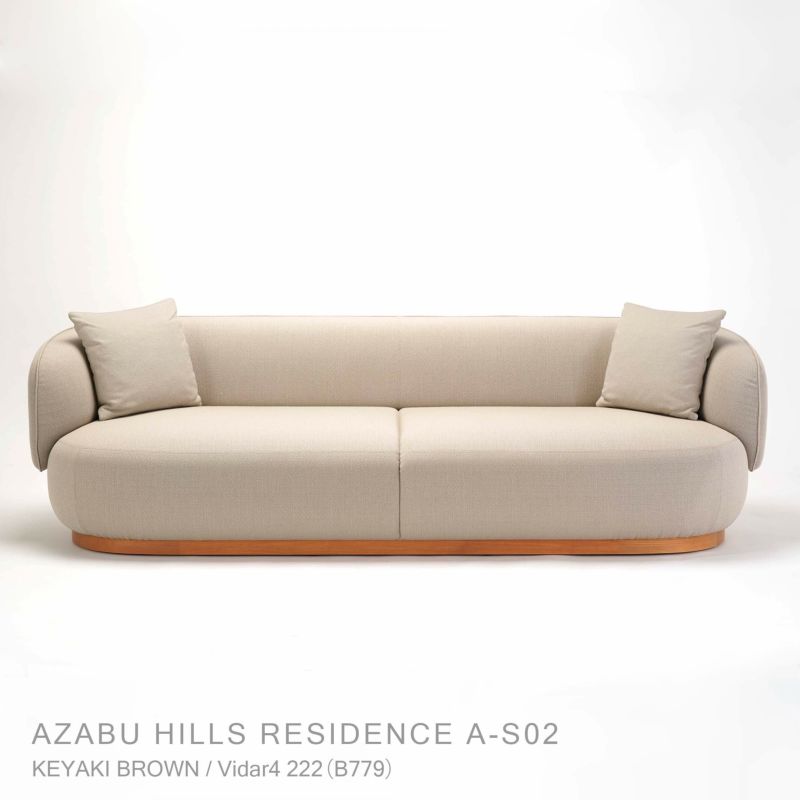 Karimoku Case（カリモクケース） / AZABU HILLS RESIDENCE A-S02 / ASHIZAWAソファ 240 / 3シーター / Vidar4 222（B779）