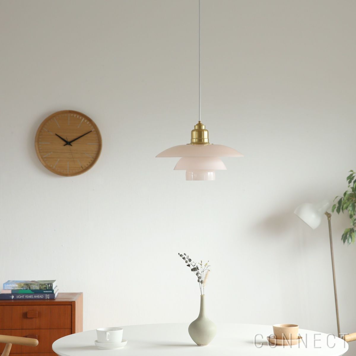 Louis Poulsen（ルイスポールセン） / PH 3 1／2-3 Glass Pendant（グラスペンダント） / 真鍮 / ペール・ローズ / ペンダントライト