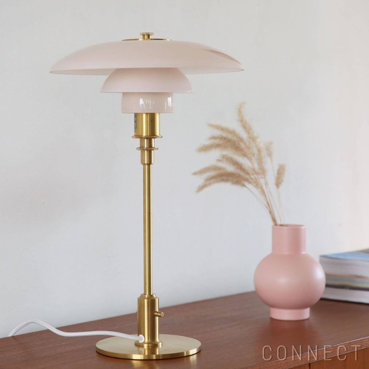 Louis Poulsen（ルイスポールセン） / PH 3/2 Table（テーブル） / 真鍮 / ペール・ローズ / テーブルランプ