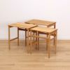 CARL HANSEN & SON（カール・ハンセン＆サン） / CH004 NESTING TABLES（ネスティングテーブル） / オーク材・オイル仕上げ / ネストテーブル［hok03-03］