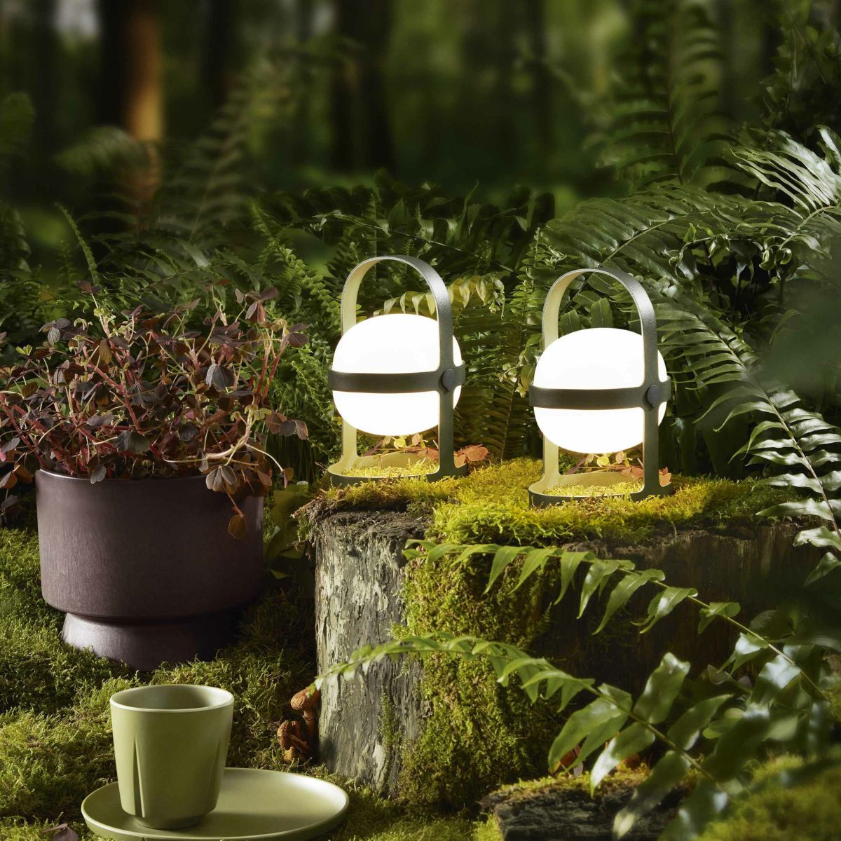 ROSENDAHL（ローゼンダール） / SOFT SPOT Solar（ソフトスポット ソーラー ） / H25cm M オリーブ / ポータブルランプ