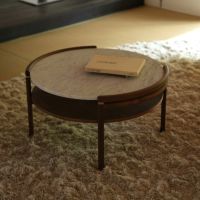 CARL HANSEN & SON（カール・ハンセン＆サン） / RF1905 SIDEWAYS COFFEE TABLE / ウォルナット材・オイル仕上げ・大理石天板 / サイドテーブル