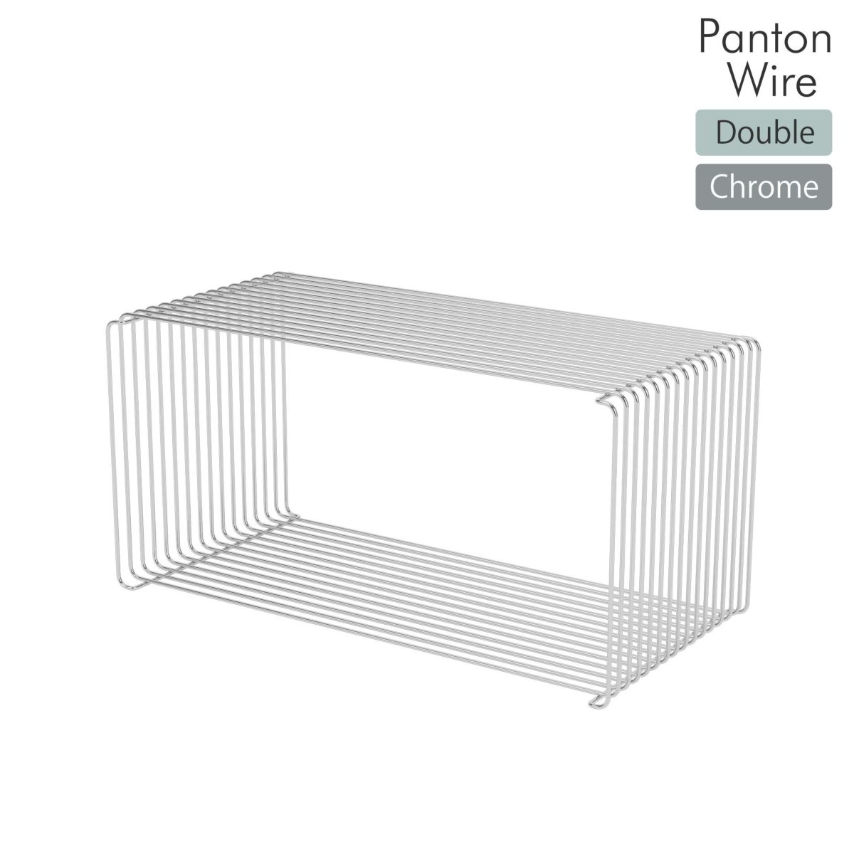 Montana / Panton Wire（パントンワイヤー） / ダブル W70cm / 43 Chrome（クローム）