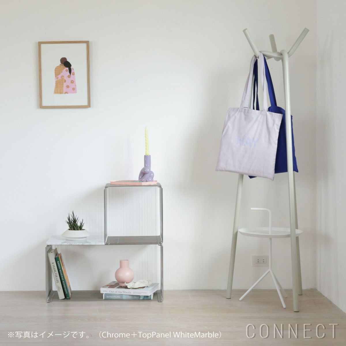 Montana / Panton Wire（パントンワイヤー） / ダブル W70cm / 43 Chrome（クローム）