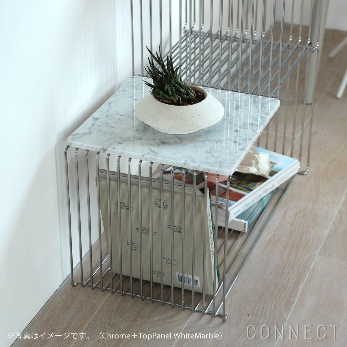 Montana / Panton Wire（パントンワイヤー） / ダブル W70cm / 43 Chrome（クローム）