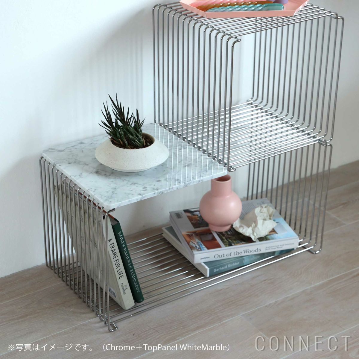 Montana / Panton Wire（パントンワイヤー） / ダブル W70cm / 43 Chrome（クローム）