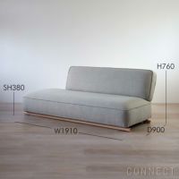 ARIAKE（アリアケ） / Hoyo Sofa（ホウヨウ ソファ） / 3シーター / 右背もたれ / Molly（モリ―） 114 / 全4色