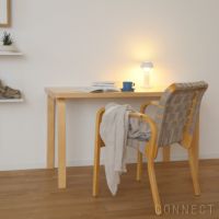 Artek（アルテック） / ARMCHAIR 45（アームチェア45） / バーチ材・ハニーステイン / リネンウェービングテープ / ナチュラル・ブラック / アームレスト・ラタン巻