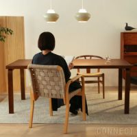 Artek（アルテック） / ARMCHAIR 45（アームチェア45） / バーチ材・ハニーステイン / リネンウェービングテープ / ナチュラル・ブラック / アームレスト・ラタン巻